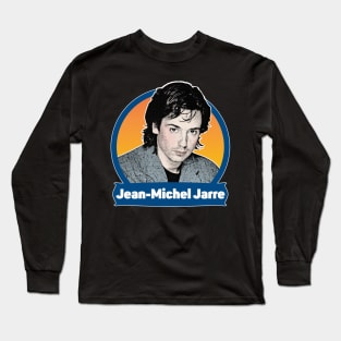 Jean-Michel Jarre / Retro 80s Style Design Long Sleeve T-Shirt